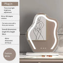 Axyaa LED Vanity Mirror with Dimmable 3 Modes, 360° Touch Control, Ideal for Bedroom