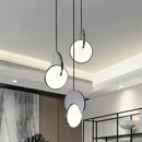 Axyaa Gold LED Circle Chandelier Pendant Lights for Home Decor & Indoor Lighting