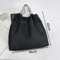 Axyaa Large Reusable Grocery Bag Portable Foldable Waterproof Oxford Fabric Organizer