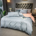 Axyaa Embroidered Duvet Cover Set | Soft & Skin-Friendly Bedding for Queen & King Beds