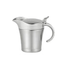 Axyaa Dual-Insulated Stainless Steel Gravy Boat with Hinged Lid - Ideal for Sauces & Creams