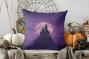 Axyaa Halloween Ghost and Pumpkins Decor Pillow Cover for Sofa Bedroom Car