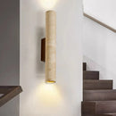 Axyaa Yellow Cave Stone Wall Lights: Retro Style for Ambience