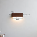 Axyaa Modern Minimalist Wooden LED Wall Lamp for Bedroom Stair Light