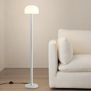 Axyaa Nordic Iron Floor Lamp with Glass Lampshade Design for Living Room and Bedroom