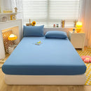 Axyaa Soft Cotton Mattress Cover for Single/Double/King/Queen Bed