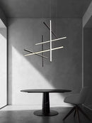 Axyaa Tube Chandeliers Light - Indoor Art Linear Pendant Lights for Home Decoration