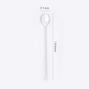 Axyaa Glass Dinnerware Spoon Set - Long Handle Kitchen Accessories