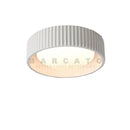 Axyaa White LED Gypsum Ceiling Lights - Nordic Wabi Sabi Design