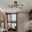 Axyaa Glass Ball Branch Chandeliers - Nordic Light Postmodern Luxury LED Pendant Lights