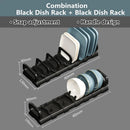 Axyaa Adjustable Dish Drying Rack for Cabinet Drawer & Over Sink