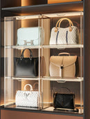 Axyaa Handbag Organizer Storage Box Display Showcase - Dustproof Acrylic Holder