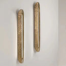 Axyaa Italian Etched Long LED Wall Sconce.