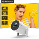Axyaa Magcubic 4K Android 14 Pro Projector 290ANSI BT5.0 Wifi6 1080P 720P Outdoor