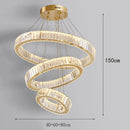 Axyaa Nordic Dining Room Pendant Light Chandelier for Indoor Living Room Lighting