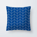 Axyaa Simple Modern Blue Pillowcase for Home Decor