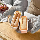 Axyaa Non-Stick Silicone Mini Loaf Pan Set - 2 Pack