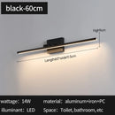 Axyaa LED Bathroom Vanity Light Fixture | Dimmable 5CCT 180° Rotatable Mirror Bar Decor