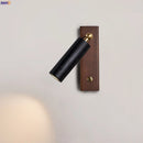Axyaa Vintage LED Wall Lights, Living Room Bedroom Lamps, Black Travertine Wall Lamp