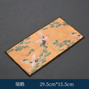 Axyaa Chinese Painted Tea Napkin Tea Ceremony Towel Placemat Set