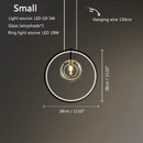 Axyaa Nordic Bubble Pendant Light for Modern Creative Restaurants and Bars