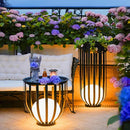 Axyaa Villa Solar Tea Table Light for Outdoor Net Red Garden Décor