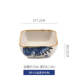 Axyaa Small Butterfly Ceramic Dip Dish for Soy Sauce and Snacks