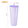 Axyaa 710ML Studded Double Wall Durian Tumbler with Lid and Straw