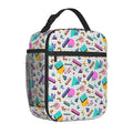Axyaa Retro Insulated Lunch Bag - Portable Thermal Bento Tote for Work & School