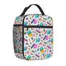 Axyaa Retro Insulated Lunch Bag - Portable Thermal Bento Tote for Work & School