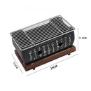 Axyaa Portable BBQ Grill: Japanese Barbecue Stove Charcoal Grill Set