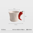 Axyaa Creative Pepper Handle Ceramic Mug for Coffee Lovers