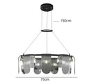 Axyaa Vintage Pendant Ceiling Chandelier for Indoor Dining Room and Living Room Lighting