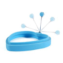 Axyaa Silicone Egg Ring Mold for Cooking Breakfast in Frying Pan