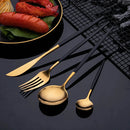 Axyaa 30 Piece Stainless Steel Flatware Cutlery Set