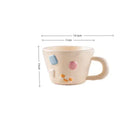 Axyaa Macaron Color Coffee Mug - 400ML Cute Ceramic Cup