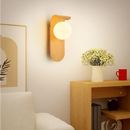 Axyaa Glass Ball LED Wall Lamps - Bedroom Staircase Mirror Light