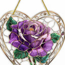 Axyaa Flower Pattern Acrylic Hanging Ornaments for Valentine's Day & Wedding Decor