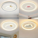 Axya Kids LED Ceiling Light: Modern Chandelier for Bedroom, Living Room, Study & More