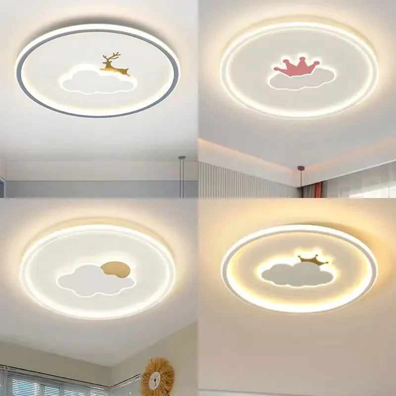 Axya Kids LED Ceiling Light: Modern Chandelier for Bedroom, Living Room, Study & More