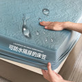 Axyaa Quilted Mattress Protector: Waterproof, Non-Slip, Breathable, Anti-Mite, Anti-Bacterial