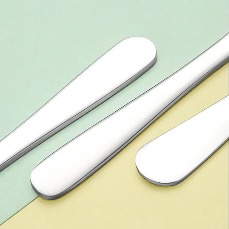 Axyaa Stainless Steel Tableware Set - Spoon, Knife, Fork - Simple and Portable for Home or Dorm