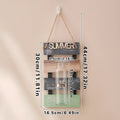 Axyaa Seasonal Wooden Wall Vases Set - Farmhouse Decor for Home