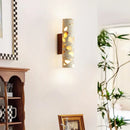 Axyaa Nordic Style Translucent Stone Wall Lamp for Creative Bedroom & Living Spaces