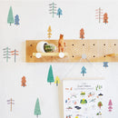 Axyaa Tree Bedroom Self-Adhesive Wallpaper Decals for Children Room