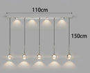 Axyaa Crystal Chandelier LED Ceiling Lamp for Living Room