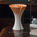 Axyaa Geometric Ceramic Vase Colorful Stripes Flower Arrangement Home Decor