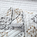 Axyaa Boho Quilt Set King Size 100% Cotton Lightweight Reversible Bedspreads