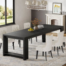 Axyaa Modern 86.61-Inch Dining Table for 6-8 People, Narrow Long Kitchen Table