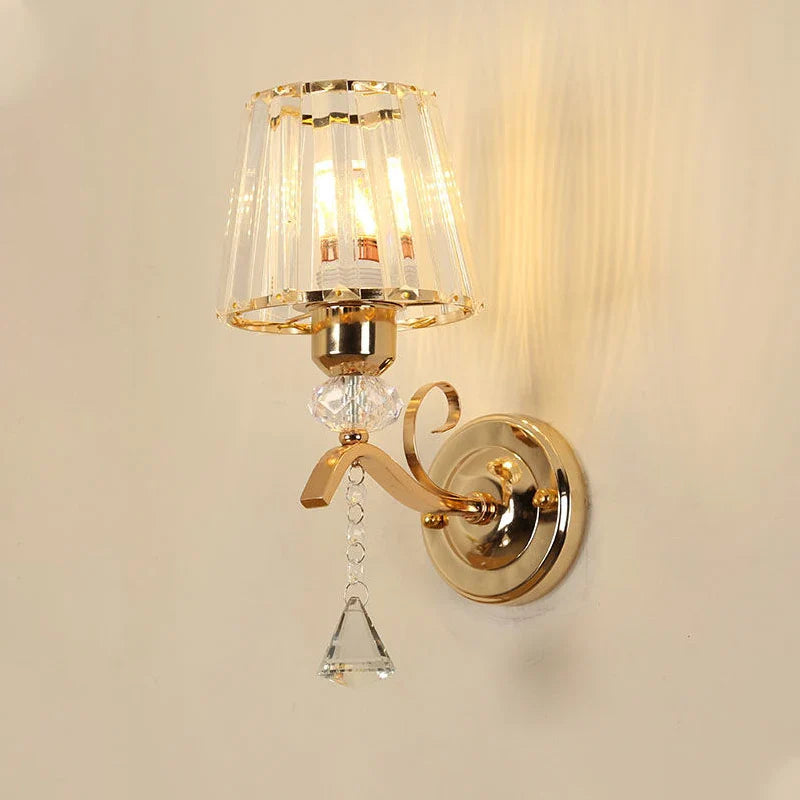 Axyaa Modern Glass Wall Light for Bedroom and Living Room